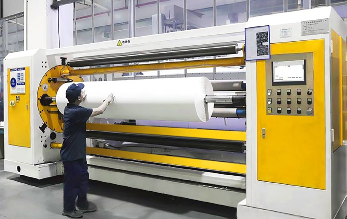 Hygiene backsheet film production machine.png
