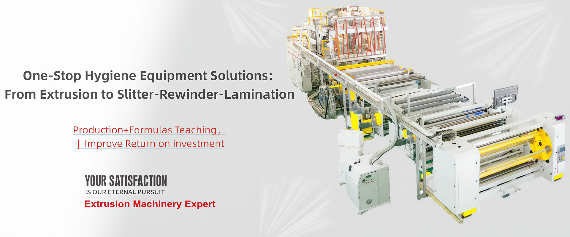 PE breathable film extrusion machine