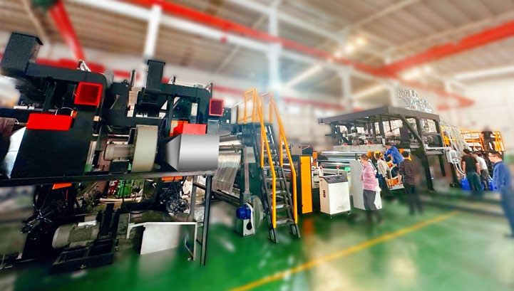 Inline Printing PE Cast Film Extrusion Line