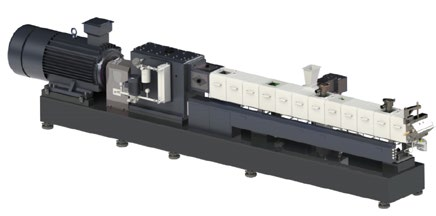 Breathable compounding extrusion machine